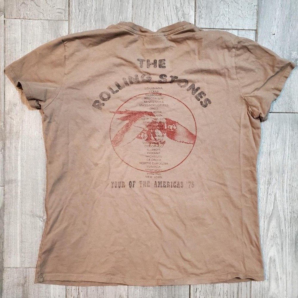 The Rolling Stones Women's Large bling double sided‎ graphic t-shirt - Picture 2 of 7